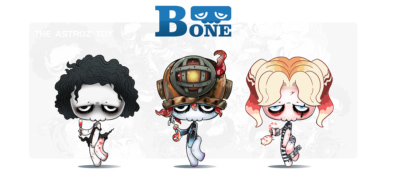 IP-骨嘟骨嘟（Bone toot toot）（图ZMzc2ODEyMjY0） - IP形象 - 站酷设计师萝卜刺客Astroz原创素材 - 站酷ZCOOL