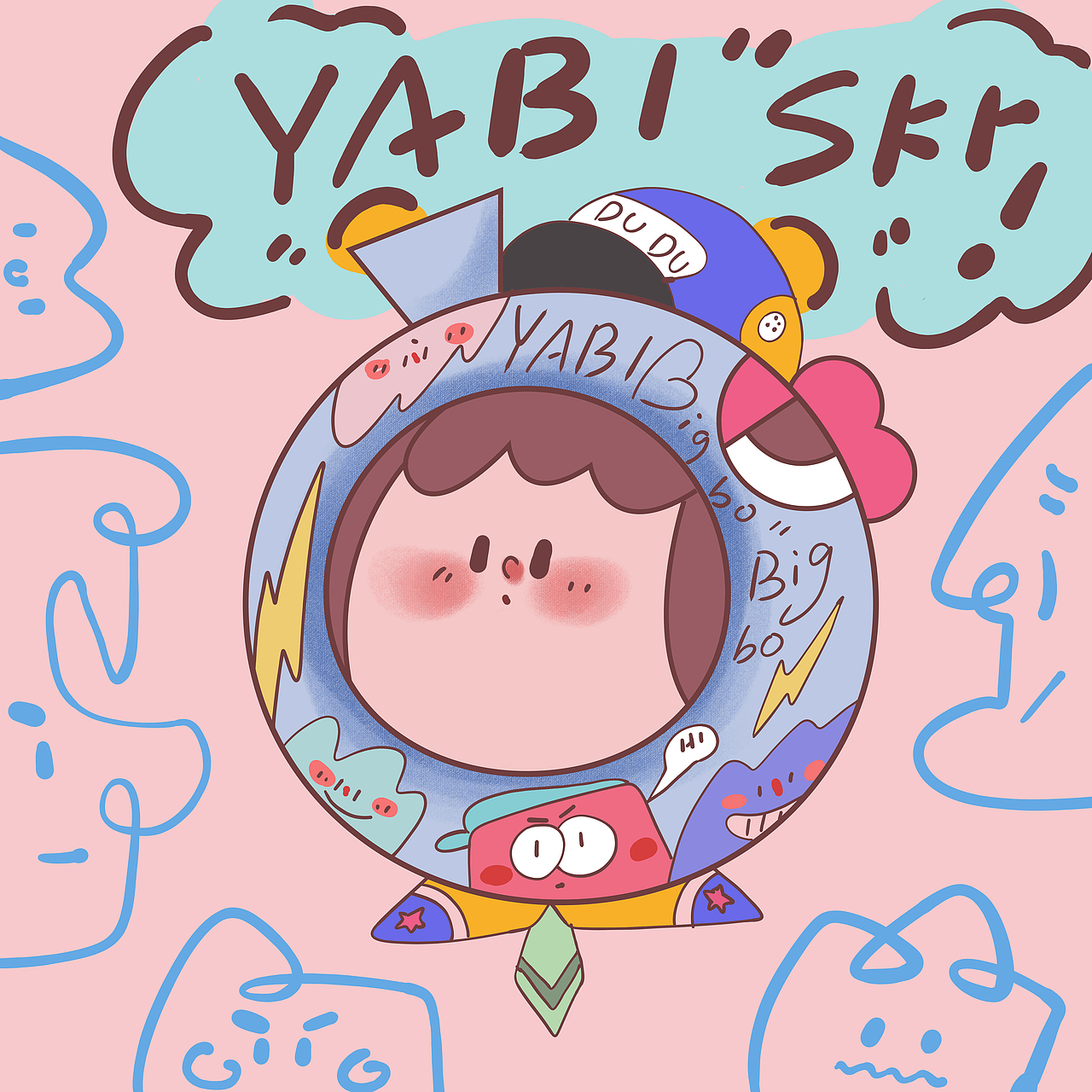 鱼DUDU角色插画集近期（图ZMzc2ODEzMzY0） - IP形象 - 站酷设计师甜甜圈小Q原创素材 - 站酷ZCOOL