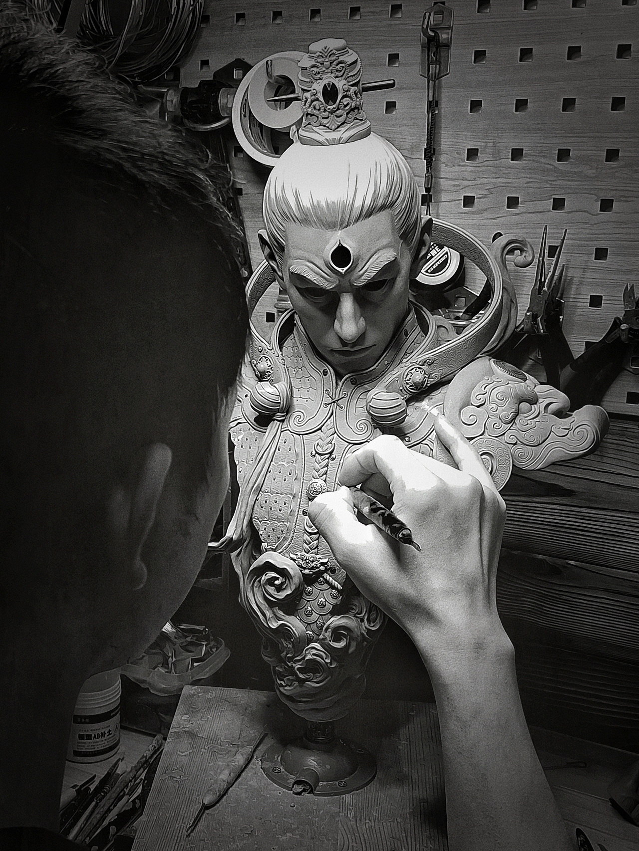 野鸽原创GK雕塑作品《二郎真君》发布(图ZMzc2ODE3MTE2) - 手办/模玩 - 站酷设计师Im_野鸽原创素材 - 站酷ZCOOL