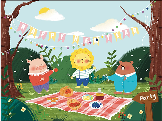 儿童插画（个人主页-ZNzAzNzUxMjA=） - 儿童插画 - 站酷设计师雪绵豆包原创素材 - 站酷ZCOOL