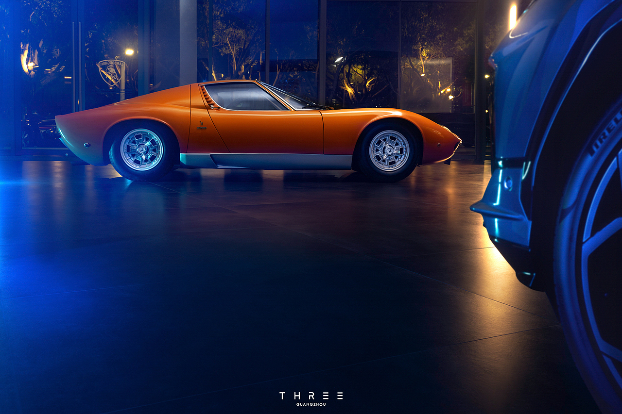 兰博基尼汽车美图修图