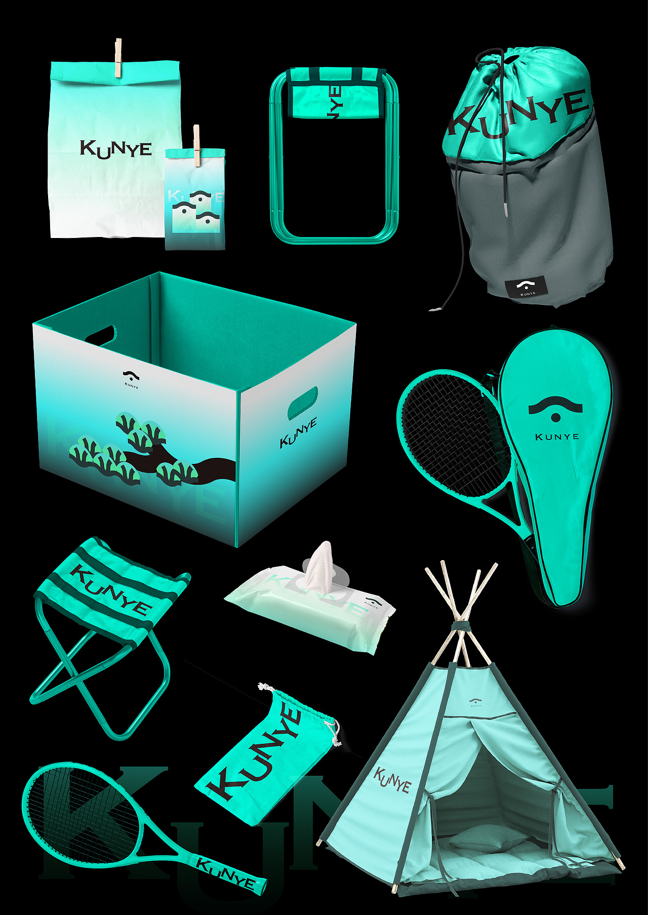 昆也苏式慢生活露营地品牌设计全案（图ZMzc2ODE4MzY4） - 品牌 - 站酷设计师HiZella原创素材 - 站酷ZCOOL