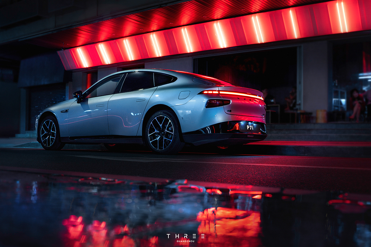 小鹏P7i汽车美图（图ZMzc2ODE5MzA0） - 修图/后期 - 站酷设计师克克姚原创素材 - 站酷ZCOOL