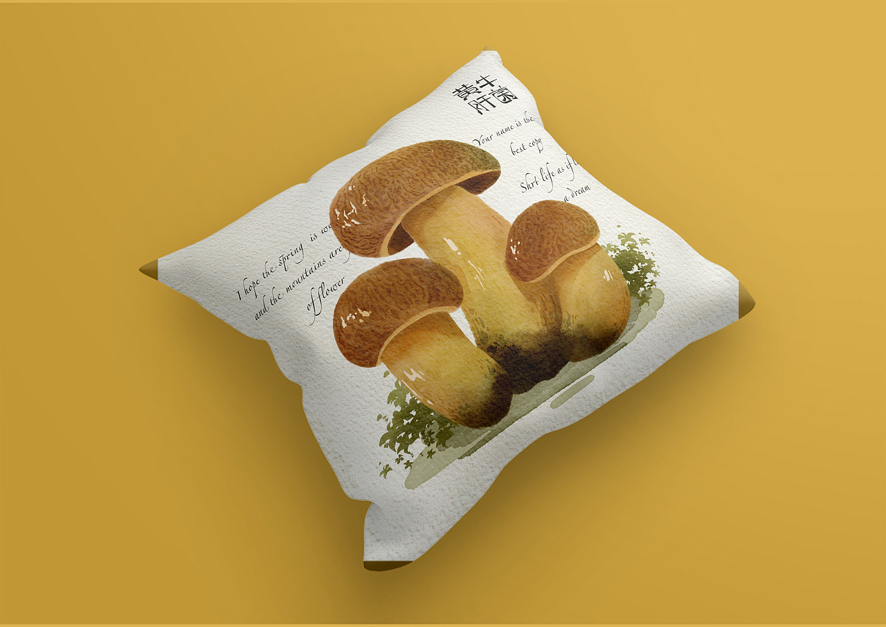 云南野生食用菌文创插画与设计（图ZMzc2ODI5NjQ4） - 商业插画 - 站酷设计师Flora芳野原创素材 - 站酷ZCOOL