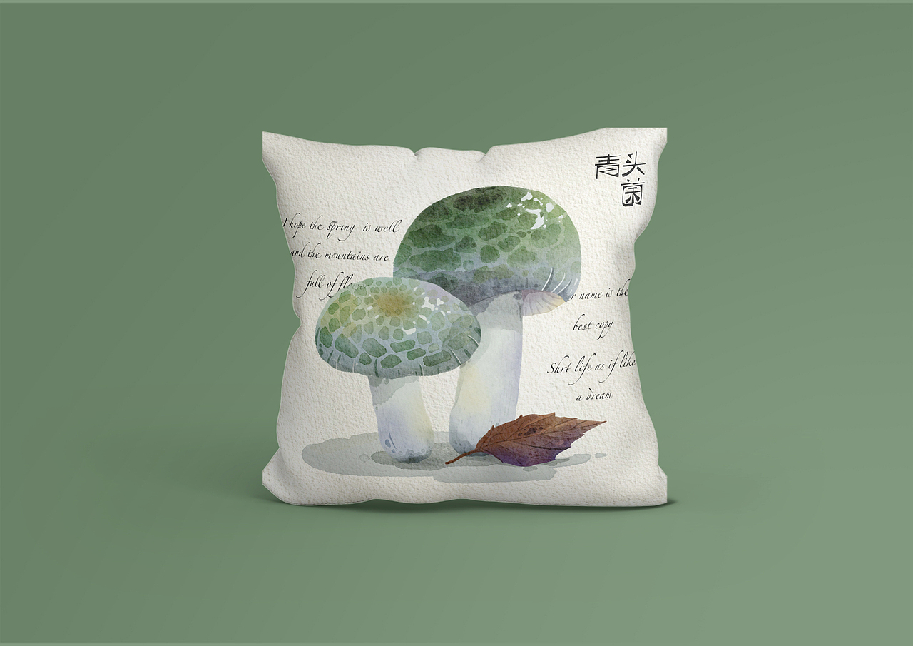 云南野生食用菌文创插画与设计（图ZMzc2ODI5NjQw） - 商业插画 - 站酷设计师Flora芳野原创素材 - 站酷ZCOOL