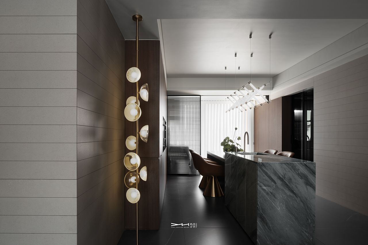 实景案例 | 184㎡绅士感大平层,理想雅奢社交场