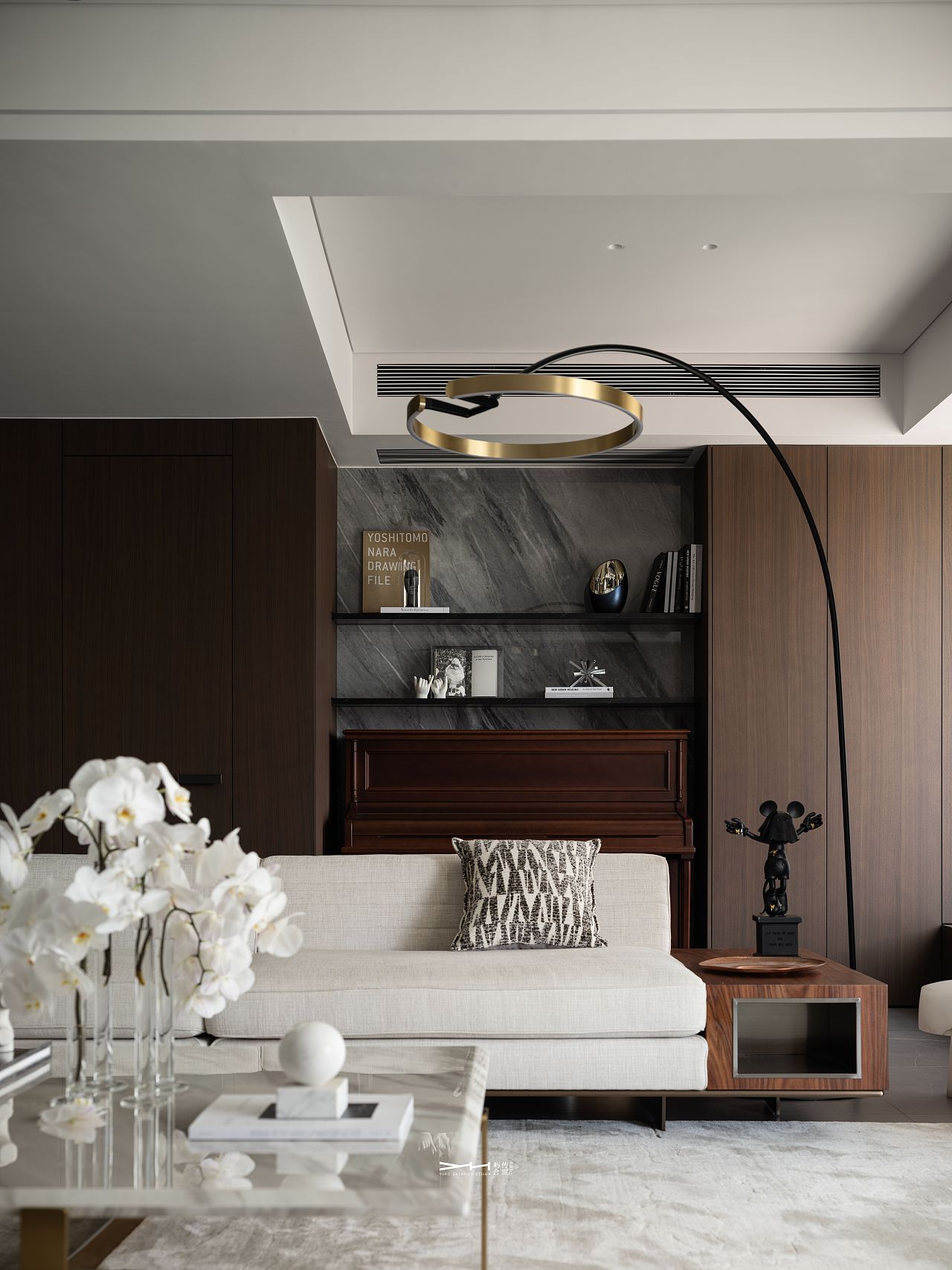 实景案例 | 184㎡绅士感大平层,理想雅奢社交场