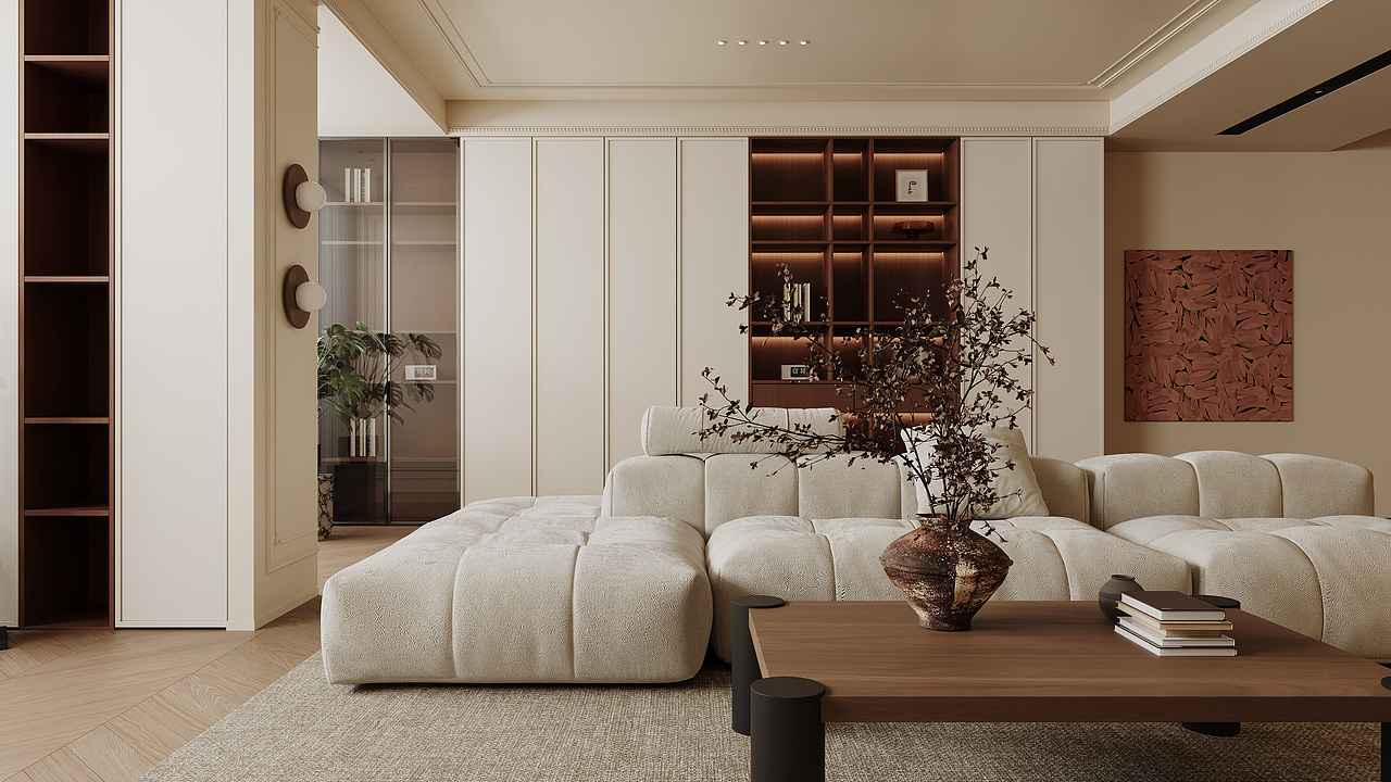 法式中古风客厅效果图