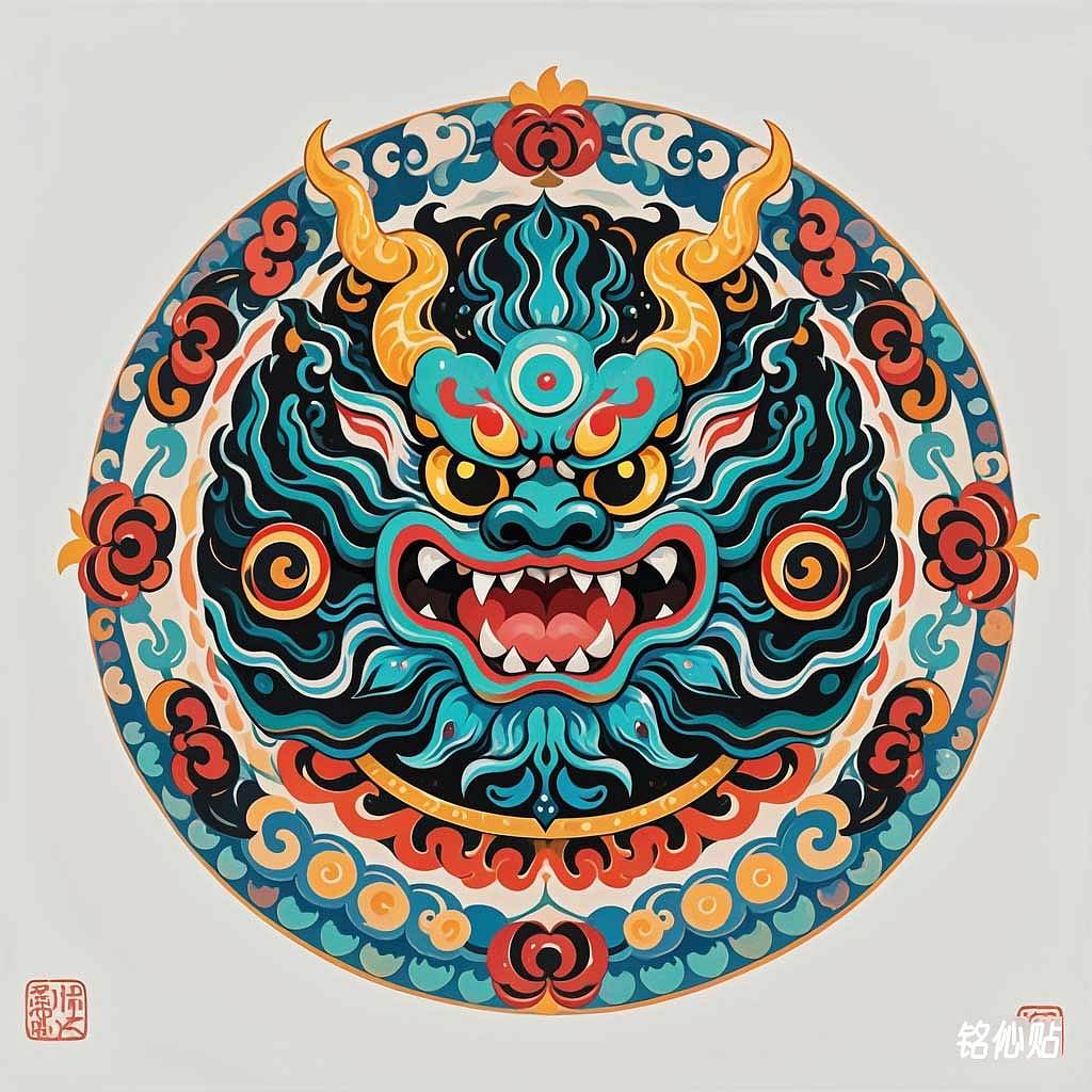铭伈贴神兽章仔1101-1200(图ZMzc2ODM0Mzg0) - AI作品 - 站酷设计师米衫数字科技沈攀原创素材 - 站酷ZCOOL