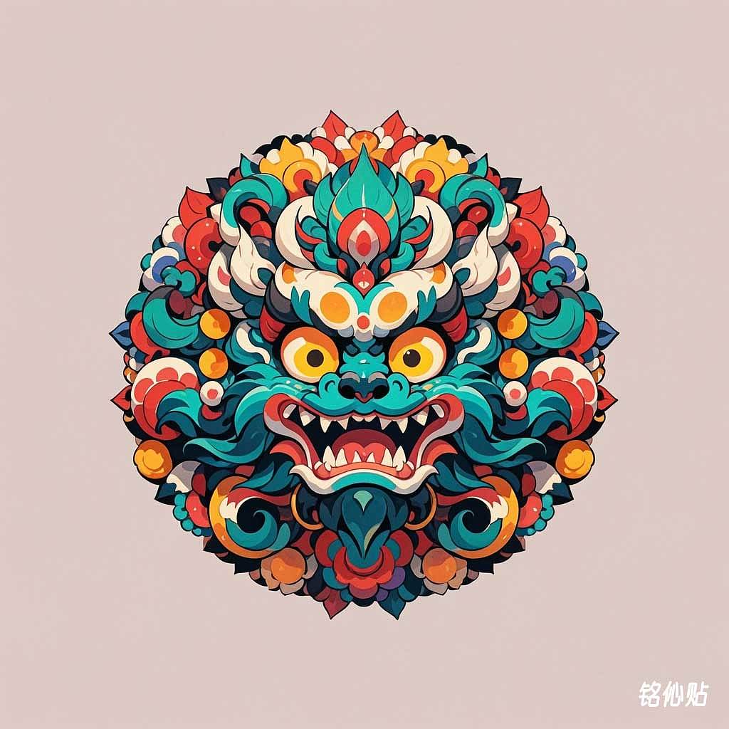 铭伈贴神兽章仔1201-1300(图ZMzc2ODM0NzMy) - AI作品 - 站酷设计师米衫数字科技沈攀原创素材 - 站酷ZCOOL