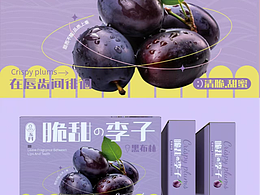 原創(chuàng)李子禮盒包裝設(shè)計(jì)
