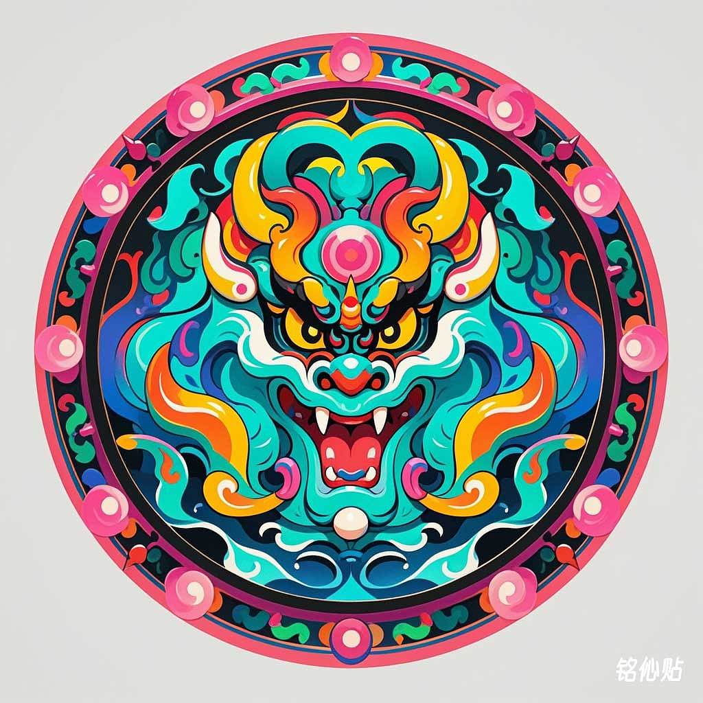 铭伈贴神兽章仔1401-1500(图ZMzc2ODM4MTIw) - AI作品 - 站酷设计师米衫数字科技沈攀原创素材 - 站酷ZCOOL