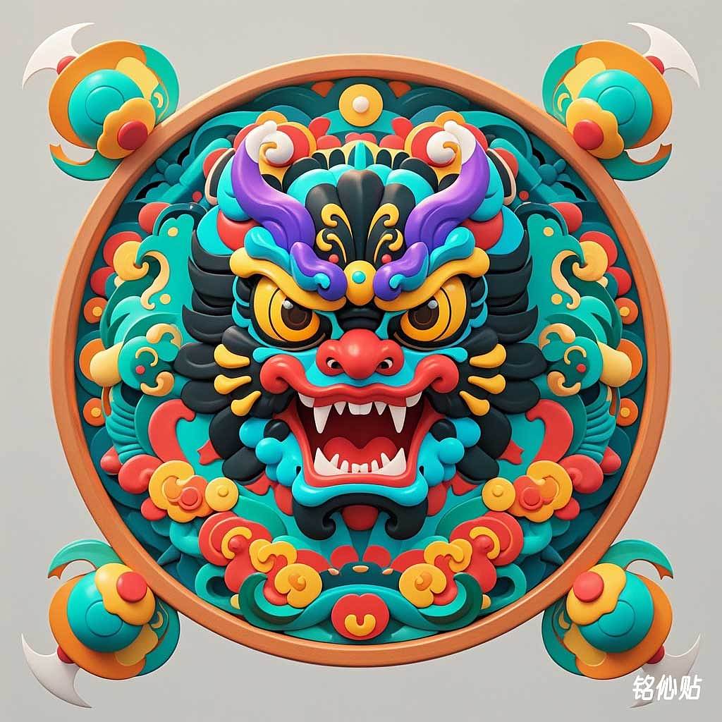 铭伈贴神兽章仔1601-1700(图ZMzc2ODM5NDY4) - AI作品 - 站酷设计师米衫数字科技沈攀原创素材 - 站酷ZCOOL