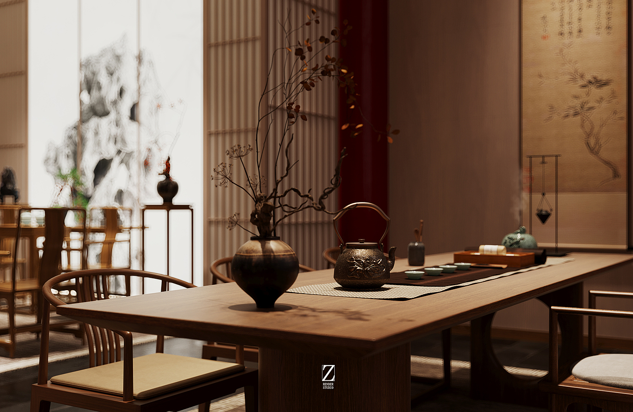 宋韵—展厅会所改造设计表现（图ZMzc2ODQ3OTMy） - 展陈设计 - 站酷设计师硺艺数字表现原创素材 - 站酷ZCOOL