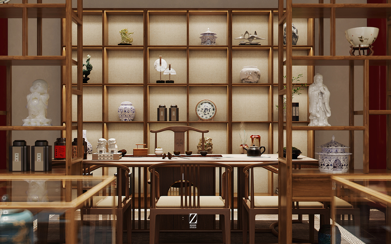 宋韵—展厅会所改造设计表现（图ZMzc2ODQ3OTM2） - 展陈设计 - 站酷设计师硺艺数字表现原创素材 - 站酷ZCOOL