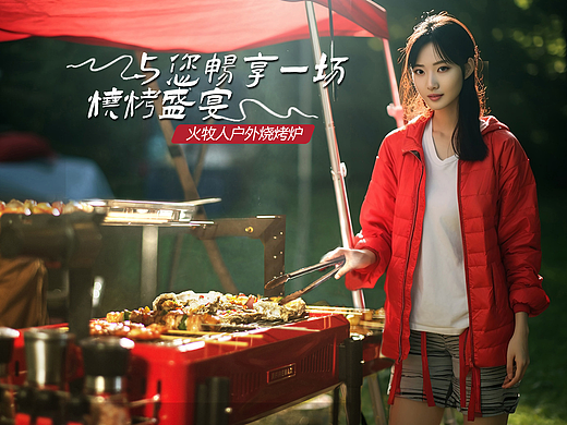 产品宣传片和产品摄影/火牧人户外烧烤炉