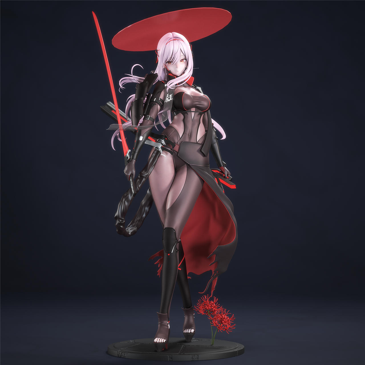 NIKKE红莲暗影-手办原型