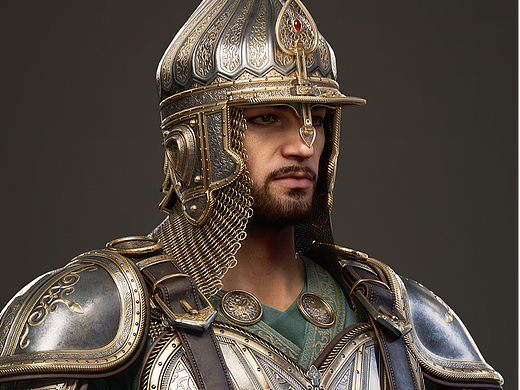 阿拉伯战士_三视图部分