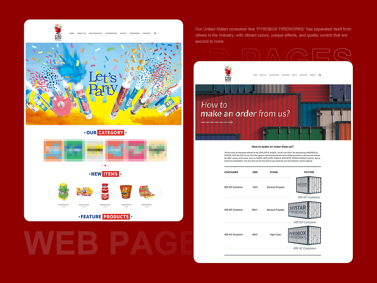 烟花网站设计与开发｜远麦刘斌（图ZMzc2ODc5Mjk2） - 企业官网 - 站酷设计师远麦刘斌原创素材 - 站酷ZCOOL