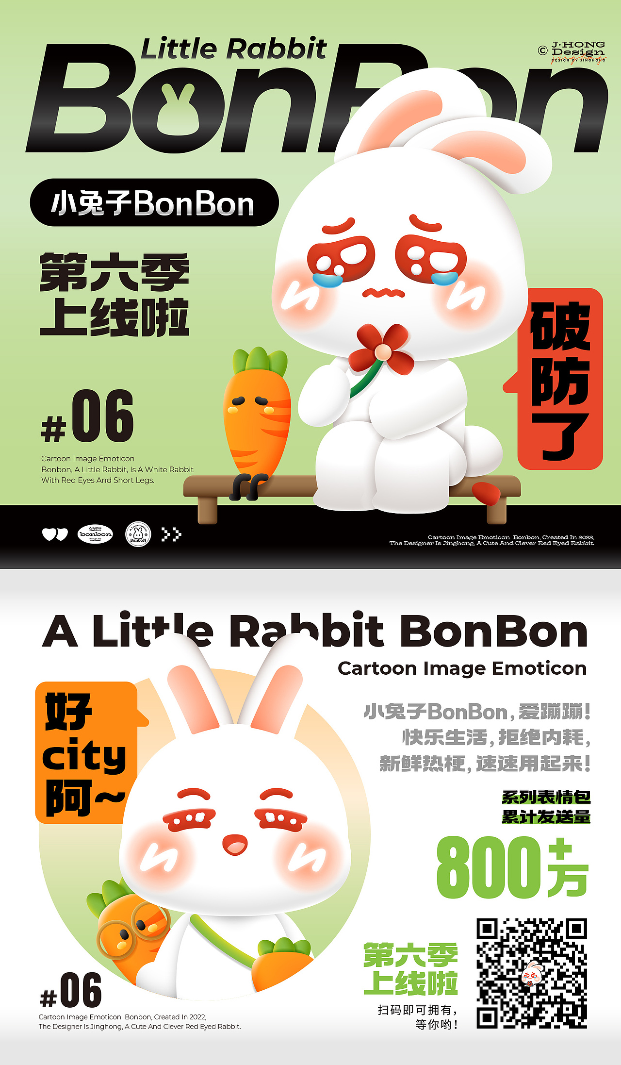 【动态表情】小兔子BonBon 第6弹上新（图ZMzc2ODg2NDYw） - 网络表情 - 站酷设计师Vicky_惊鸿原创素材 - 站酷ZCOOL