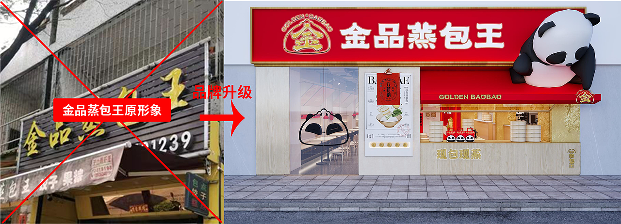 INGROUP品牌全案设计 | 金品蒸包王视觉升级(图ZMzc2ODg4MjI0) - 商业空间设计 - 站酷设计师INGROUP创意设计原创素材 - 站酷ZCOOL