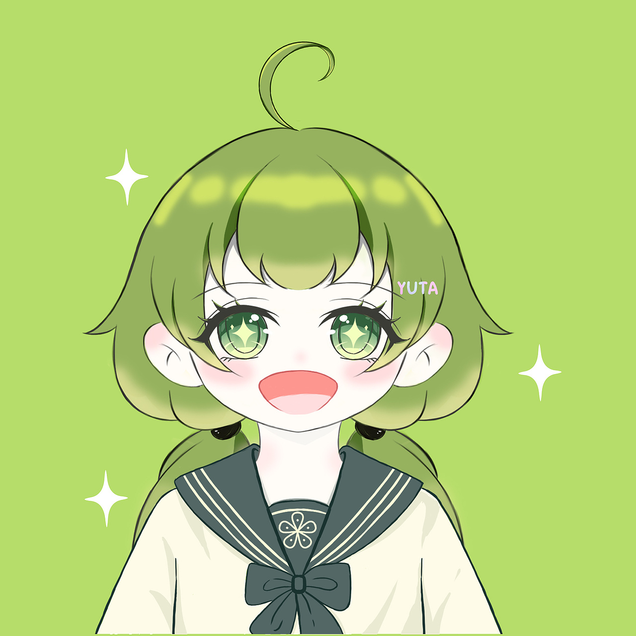 原创手绘/绿发可爱小女孩（图ZMzc2ODg5OTQ4） - 创作习作 - 站酷设计师呈辰晨晨原创素材 - 站酷ZCOOL