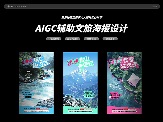 AIGC辅助文旅海报设计