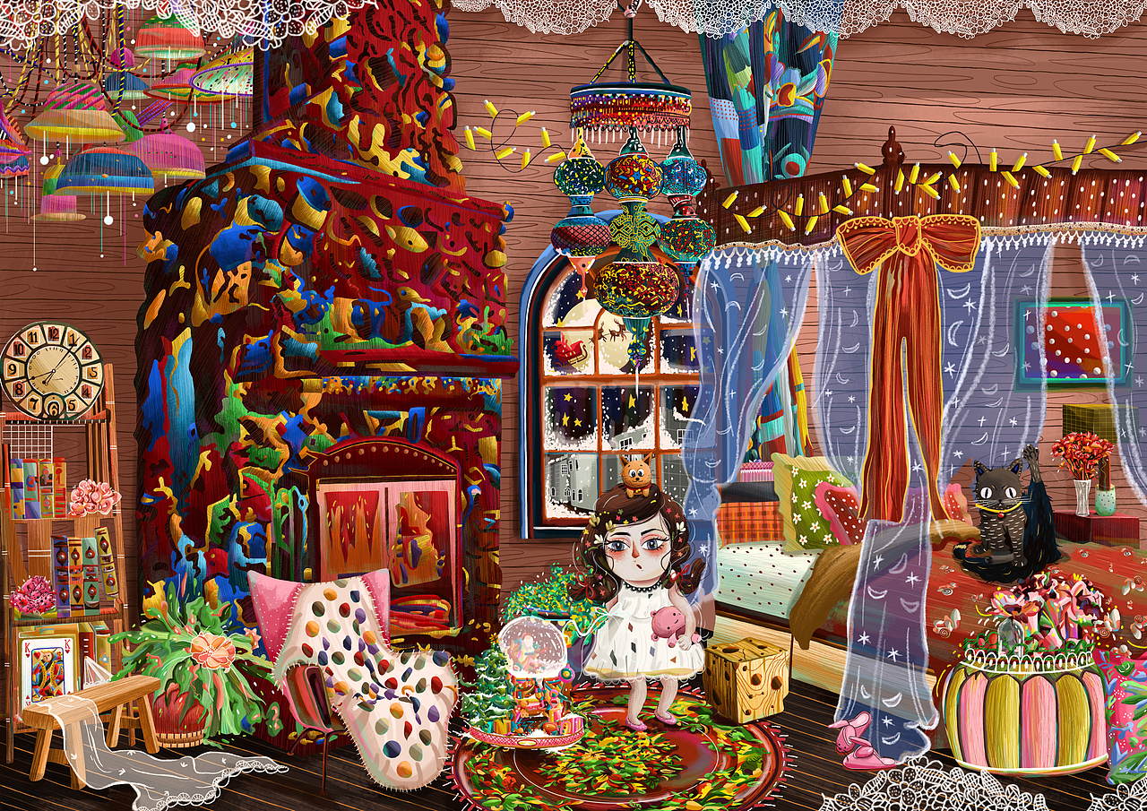 魔法世界，儿童绘本插画（图ZMzc2ODkyNzY4） - 绘本 - 站酷设计师amay君君原创素材 - 站酷ZCOOL