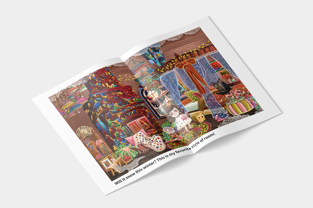 魔法世界，儿童绘本插画（图ZMzc2ODkyODA4） - 绘本 - 站酷设计师amay君君原创素材 - 站酷ZCOOL
