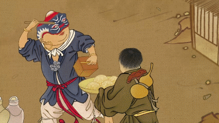 【山海经.夫诸】国风创意插画（图ZMzc2ODk0OTA4） - 海报 - 站酷设计师君竹ho原创素材 - 站酷ZCOOL