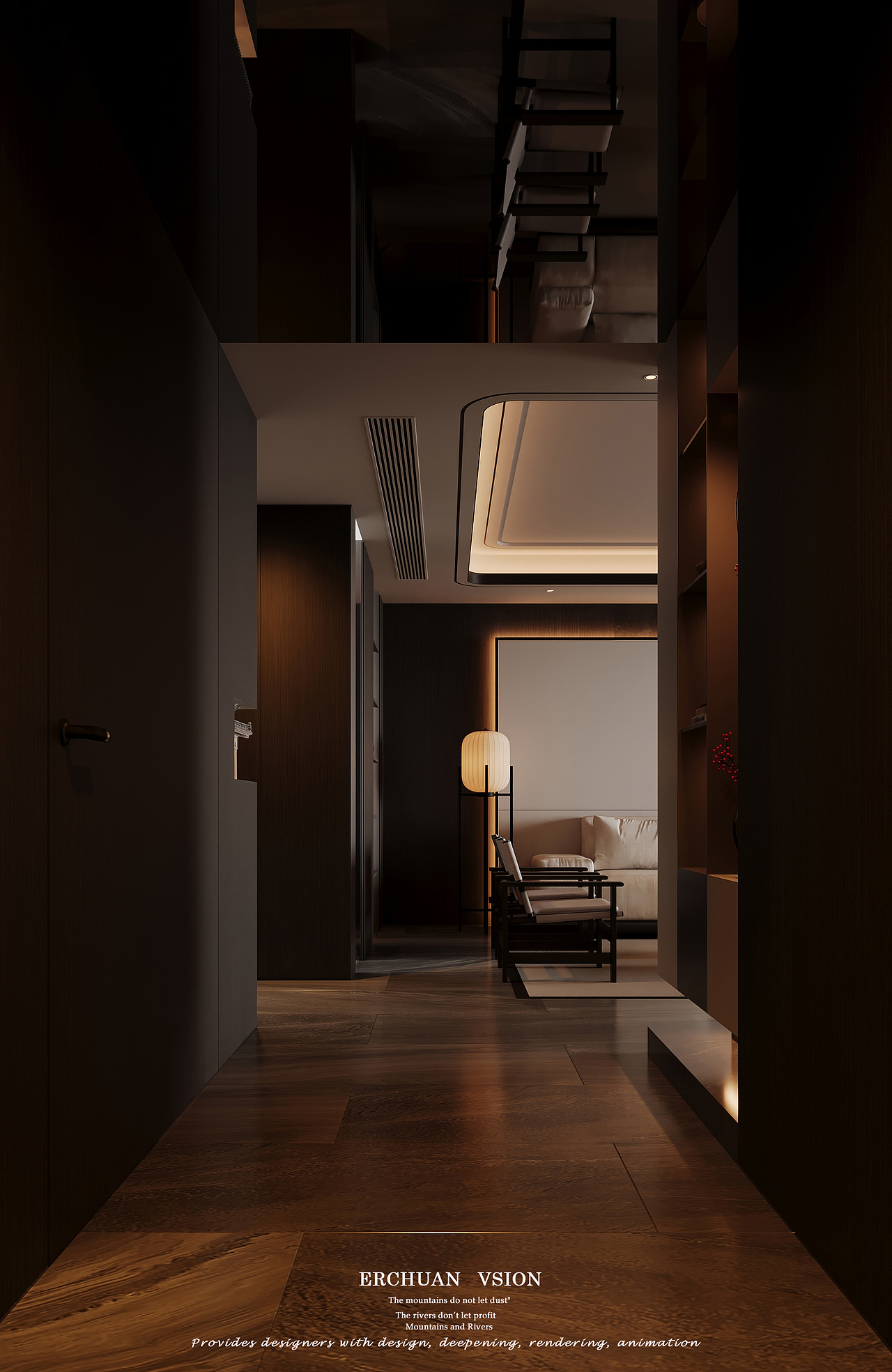 而川视觉丨新中式大平层 一 现代东方美学典范（图ZMzc2ODk1NTgw） - 家装设计 - 站酷设计师而川视觉原创素材 - 站酷ZCOOL