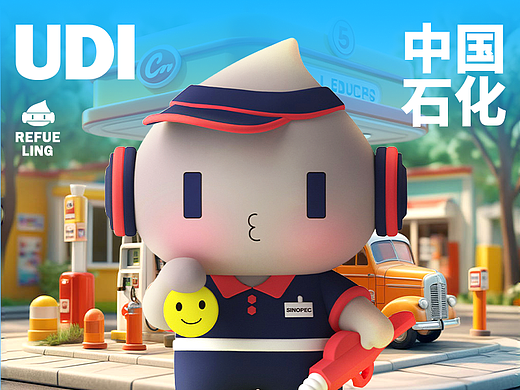 中国石化（Udi油迪）手办盲盒形象设计与制作