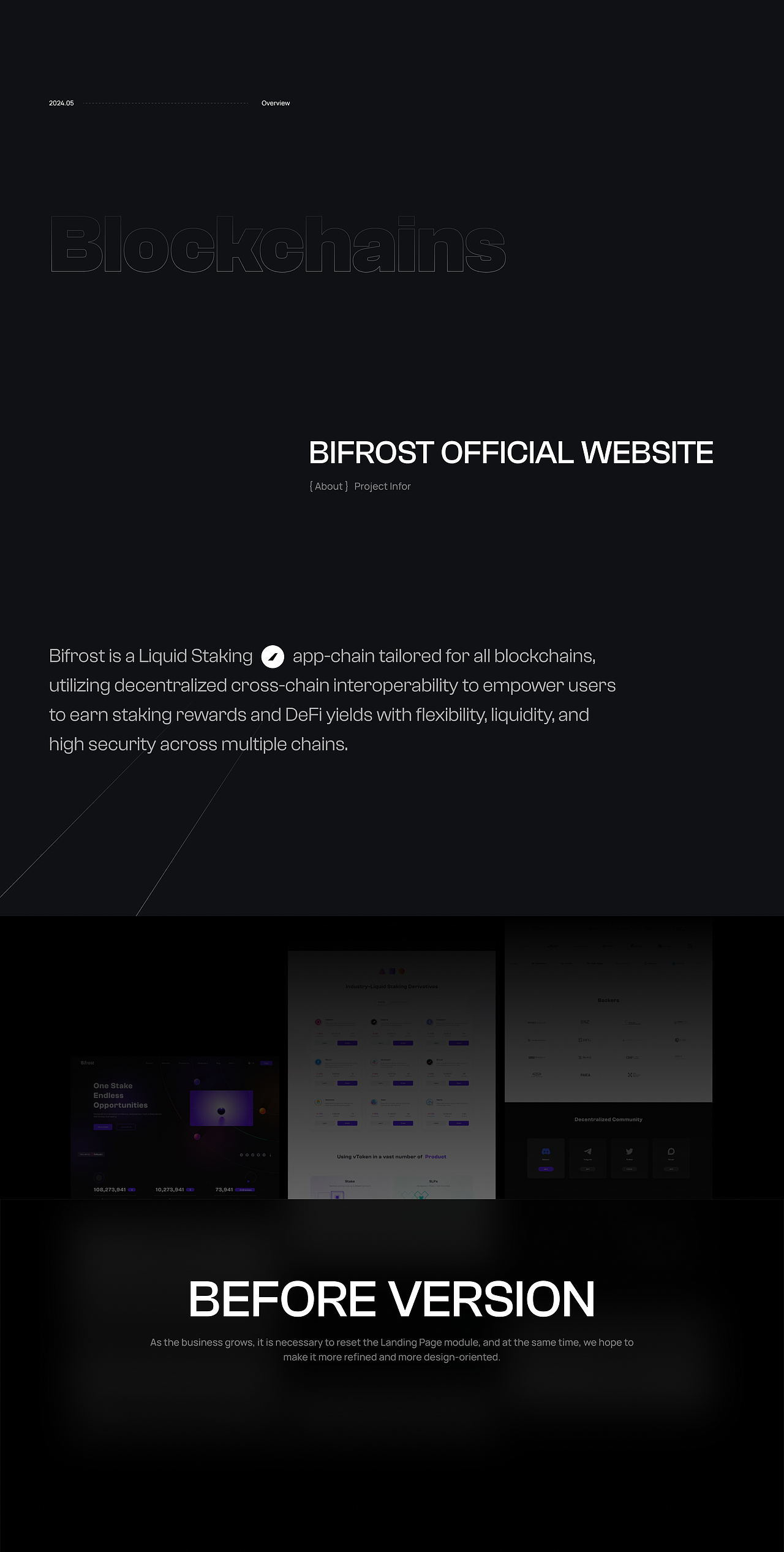 Blockchains-Bifrost Official Website（图ZMzc2OTAzOTYw） - 企业官网 - 站酷设计师Loun_N原创素材 - 站酷ZCOOL