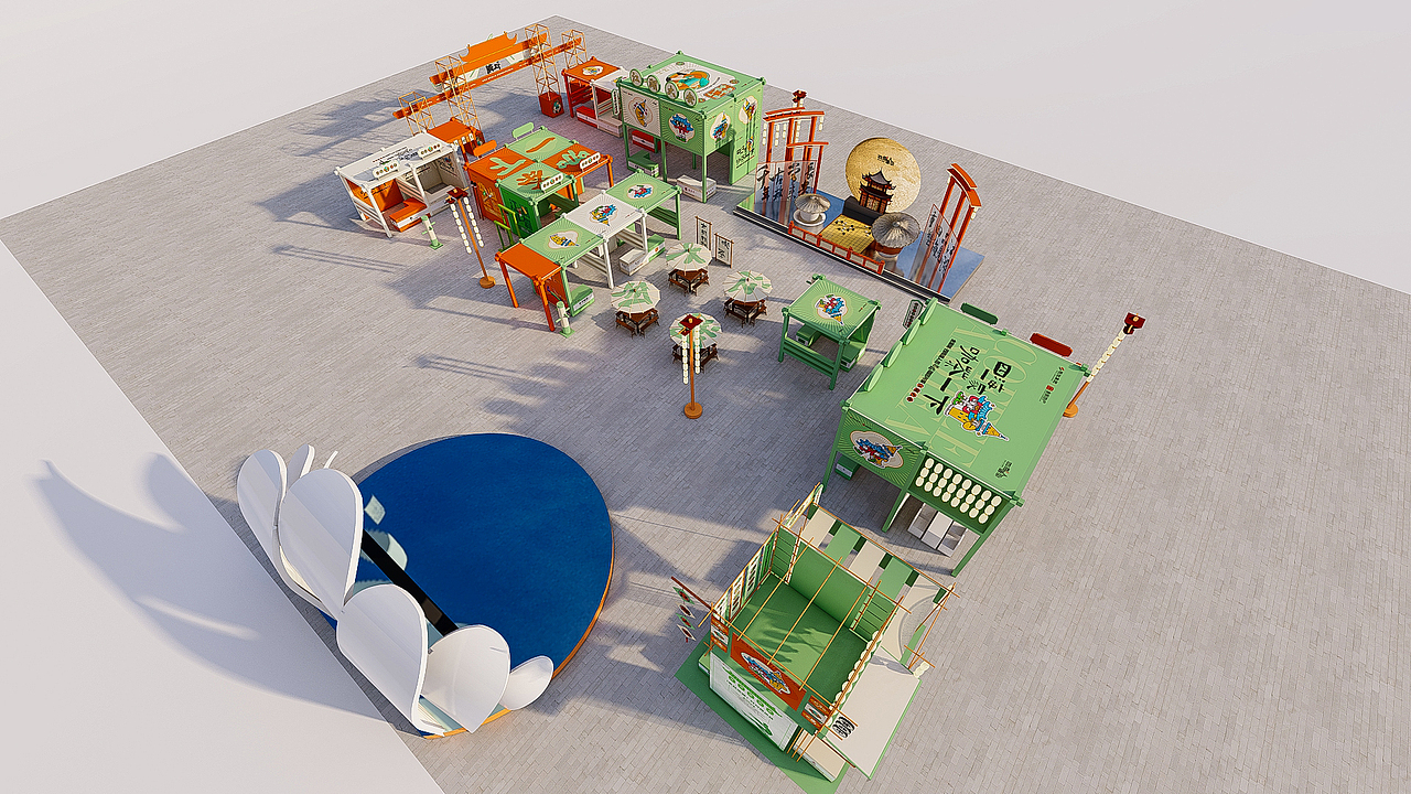 商业街区茶咖活动