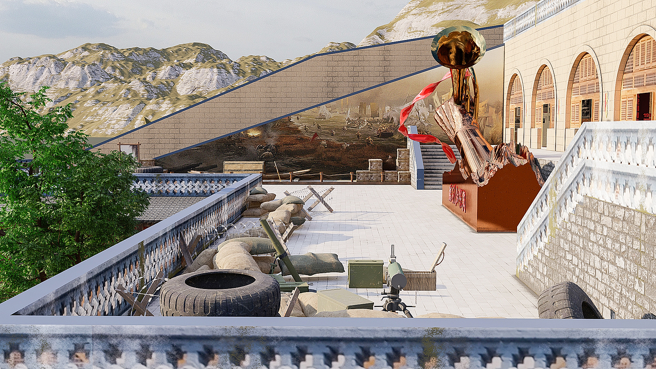 红色窑洞研学基地改造（图ZMzc2OTEwNTI4） - 景观设计 - 站酷设计师城城王原创素材 - 站酷ZCOOL