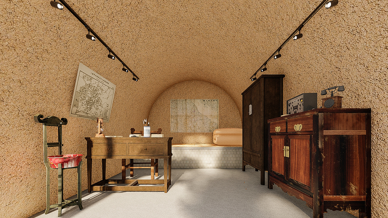 红色窑洞研学基地改造（图ZMzc2OTEwNjIw） - 景观设计 - 站酷设计师城城王原创素材 - 站酷ZCOOL