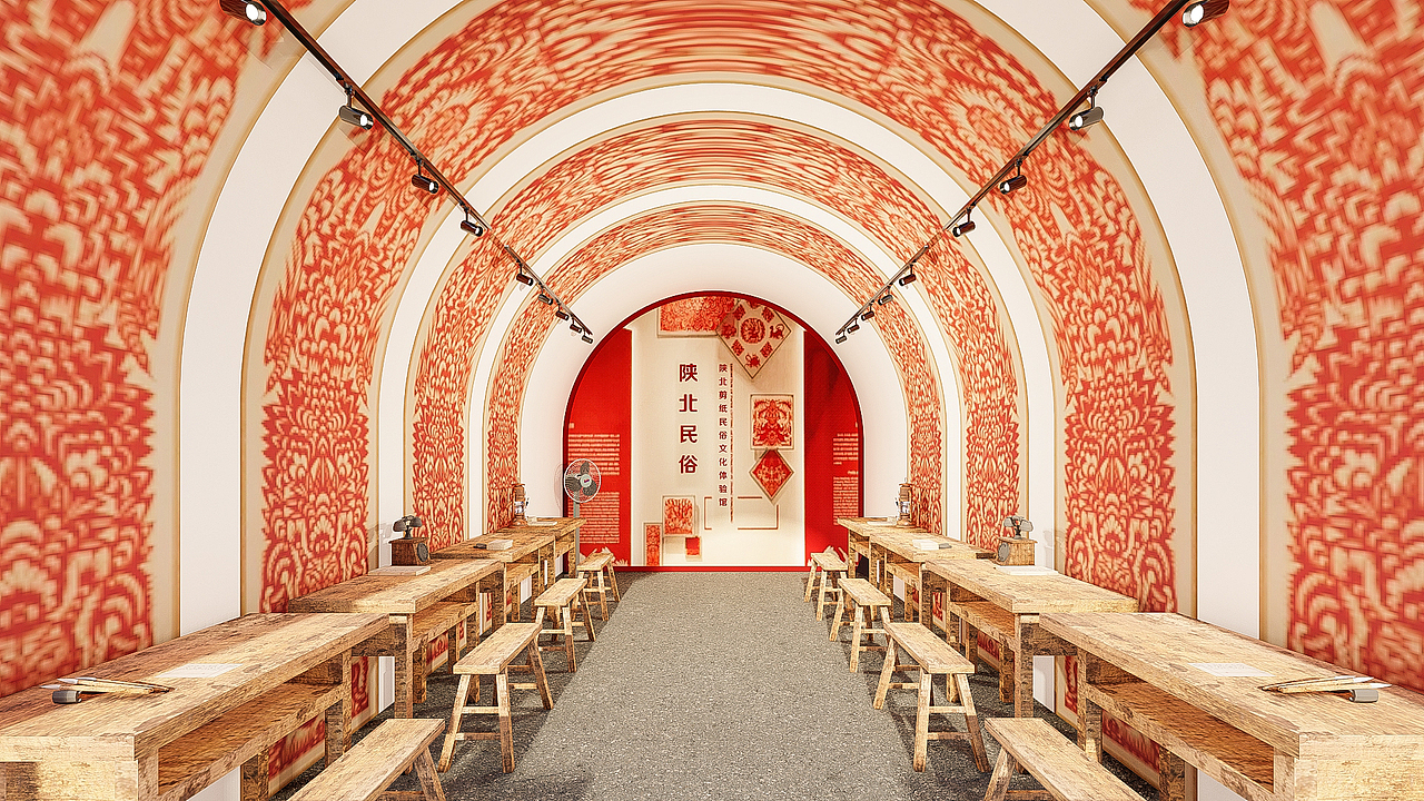 红色窑洞研学基地改造（图ZMzc2OTEwNjQ0） - 景观设计 - 站酷设计师城城王原创素材 - 站酷ZCOOL