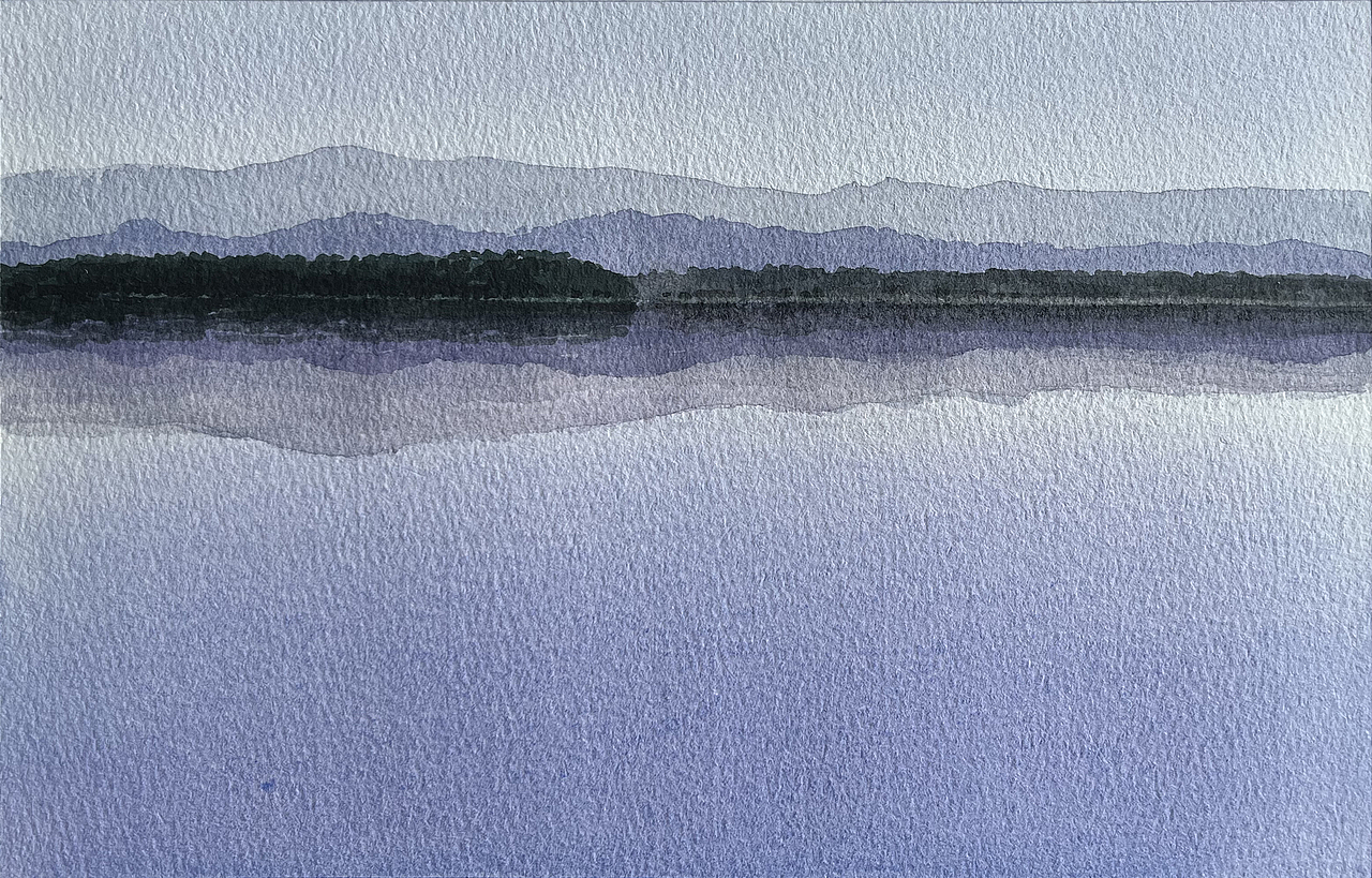 夏日的水彩课堂（图ZMzc2OTE1Mzc2） - 绘画 - 站酷设计师孙小良的水彩画原创素材 - 站酷ZCOOL