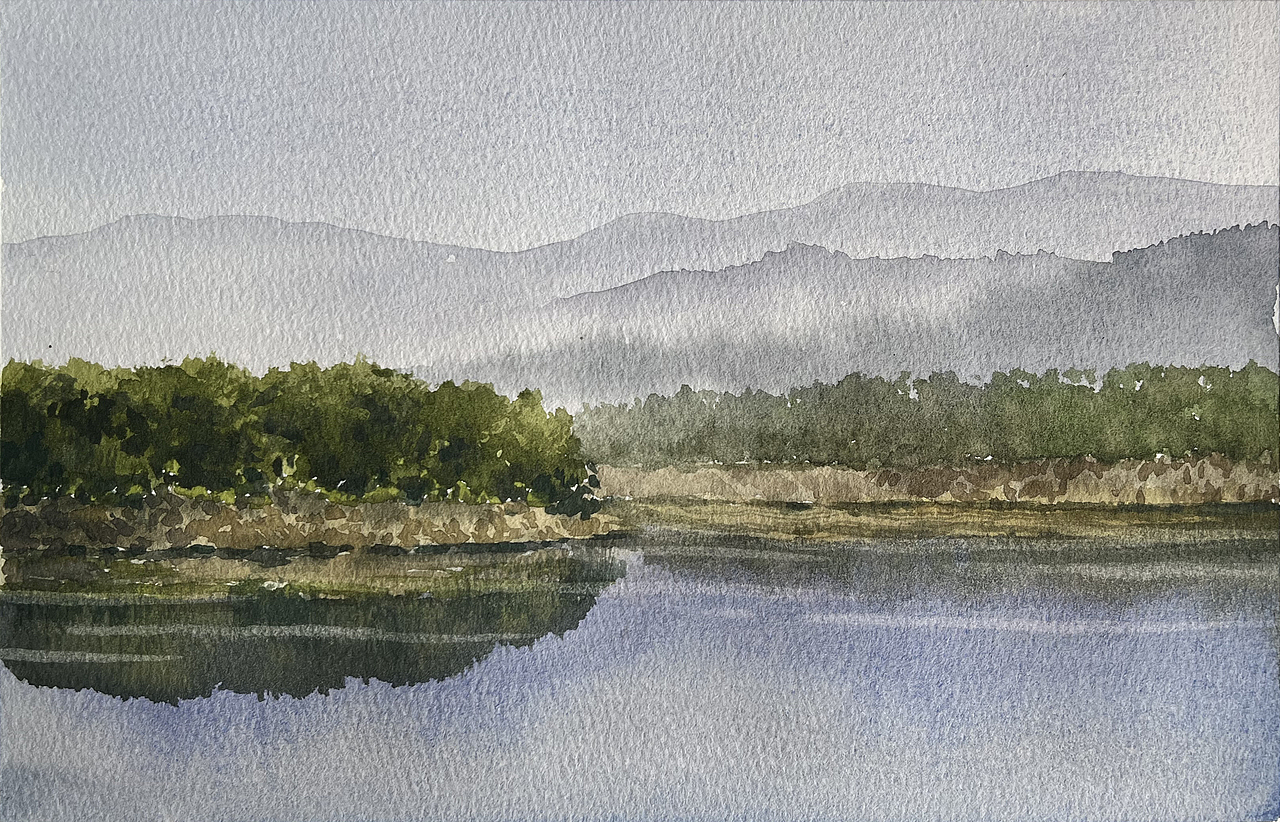 夏日的水彩课堂（图ZMzc2OTE1NDYw） - 绘画 - 站酷设计师孙小良的水彩画原创素材 - 站酷ZCOOL