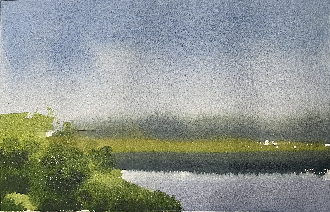 夏日的水彩课堂（图ZMzc2OTE1NTEy） - 绘画 - 站酷设计师孙小良的水彩画原创素材 - 站酷ZCOOL