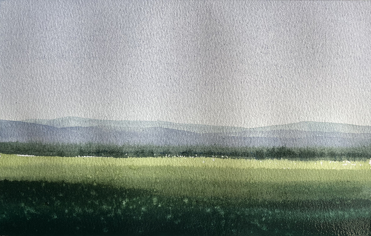 夏日的水彩课堂（图ZMzc2OTE1NzEy） - 绘画 - 站酷设计师孙小良的水彩画原创素材 - 站酷ZCOOL