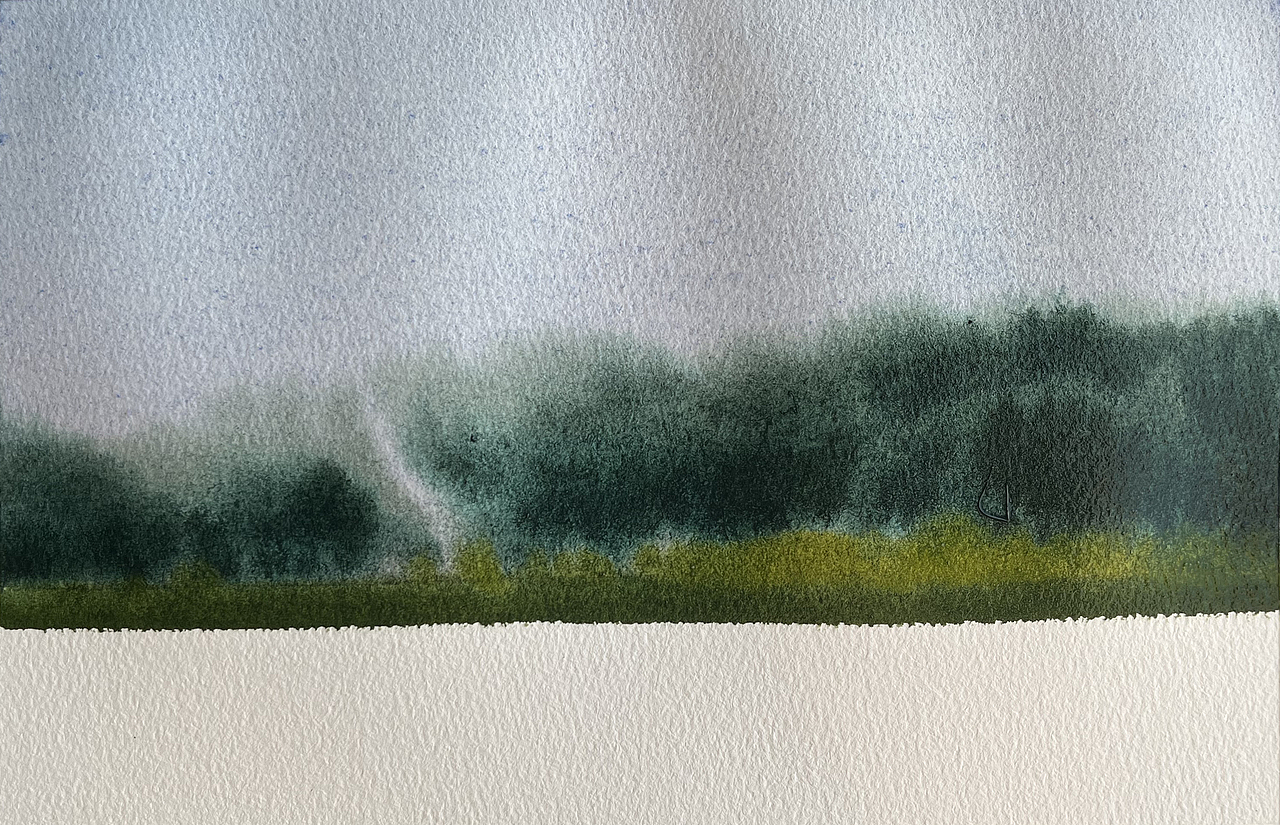 夏日的水彩课堂（图ZMzc2OTE1NzY4） - 绘画 - 站酷设计师孙小良的水彩画原创素材 - 站酷ZCOOL