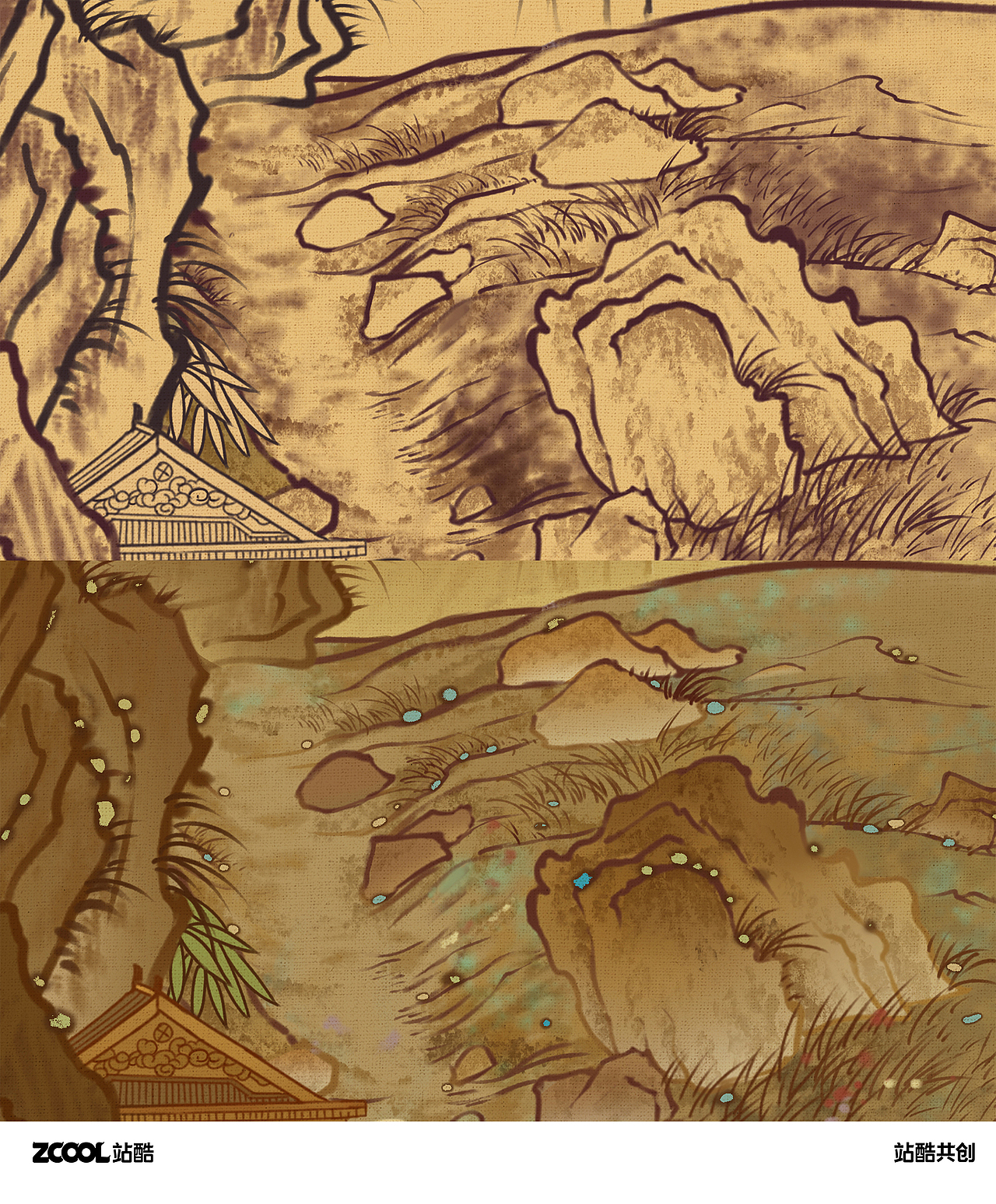 邀你共赏【山海经.夫诸】国风创意插画(动画版)(图ZMzc2OTE3NTE2) - 商业插画 - 站酷设计师鹤栖云原创素材 - 站酷ZCOOL