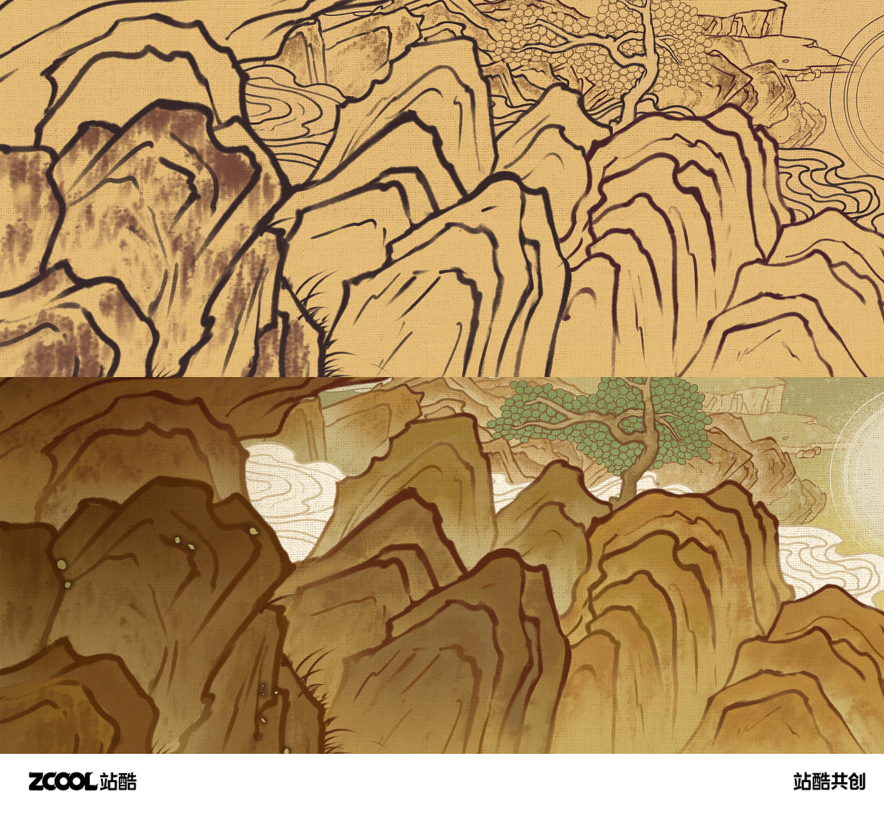 邀你共赏【山海经.夫诸】国风创意插画(动画版)(图ZMzc2OTE3NDUy) - 商业插画 - 站酷设计师鹤栖云原创素材 - 站酷ZCOOL