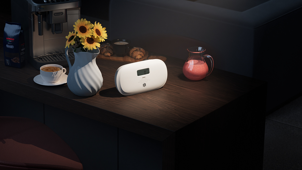 家庭安防丨碳感报警器产品动画