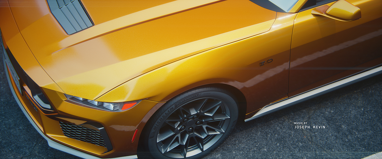 Mustang_UE5.4汽车渲染测试（图ZMzc2OTIwOTg0） - 动画/影视 - 站酷设计师LIANGNicholas原创素材 - 站酷ZCOOL