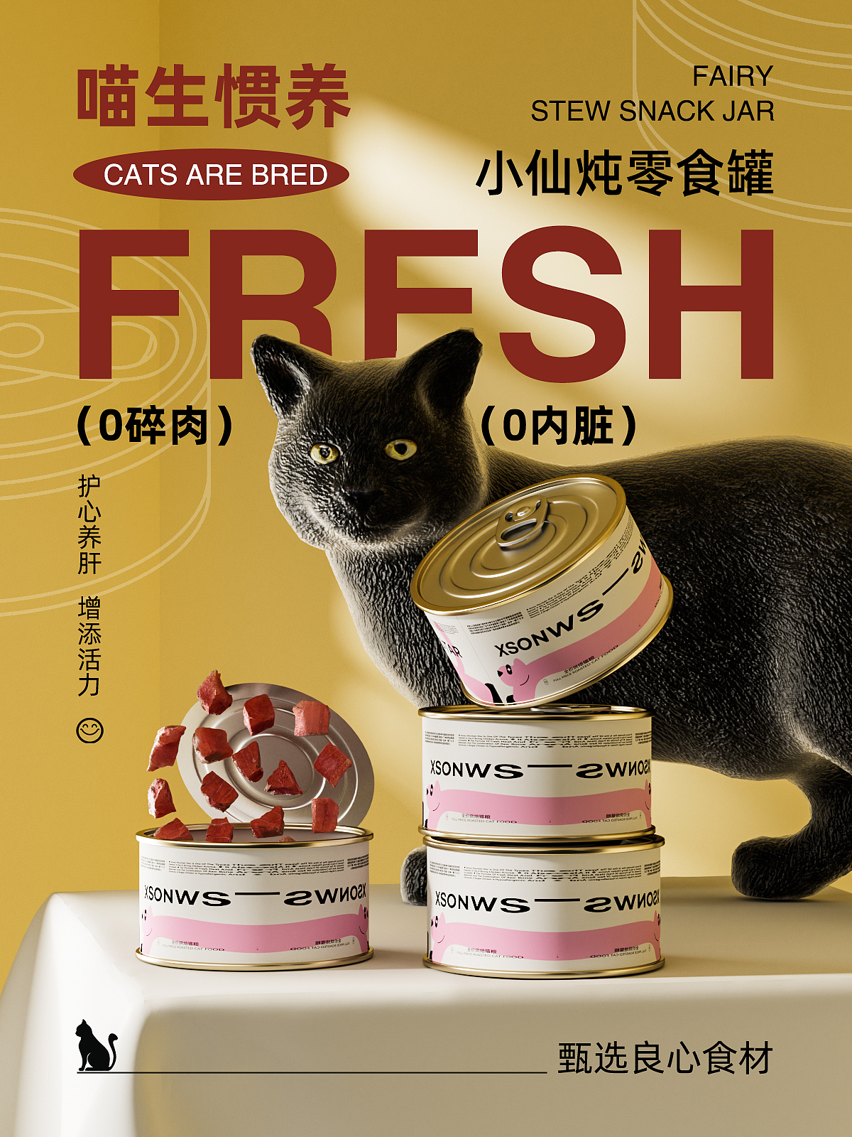 2024年C4D渲染IP角色课程临摹练习及原创体脂秤详情页