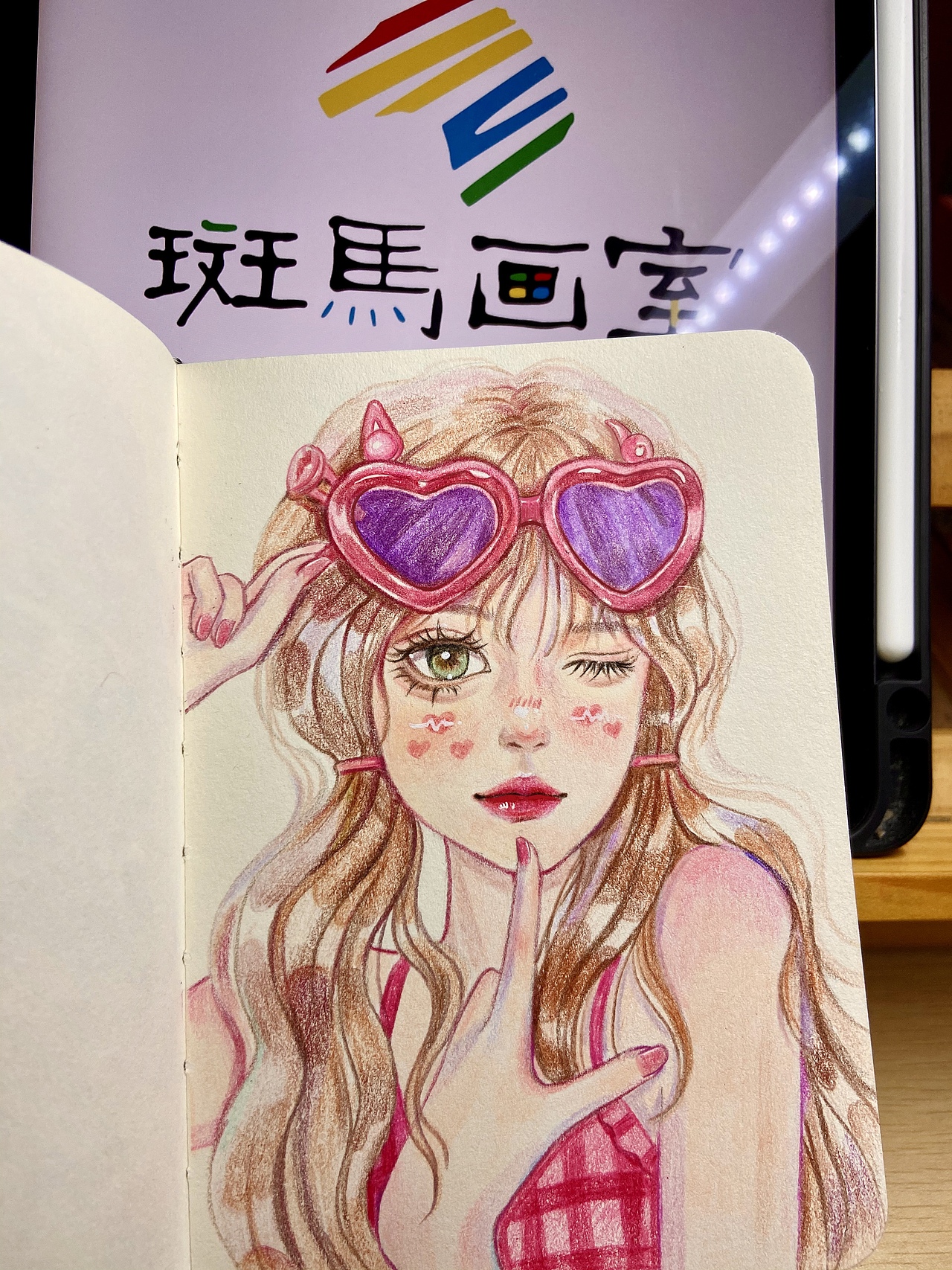 近期彩铅少女头像过程作品合集（图ZMzc2OTM0MzA4） - 创作习作 - 站酷设计师momo渔原创素材 - 站酷ZCOOL
