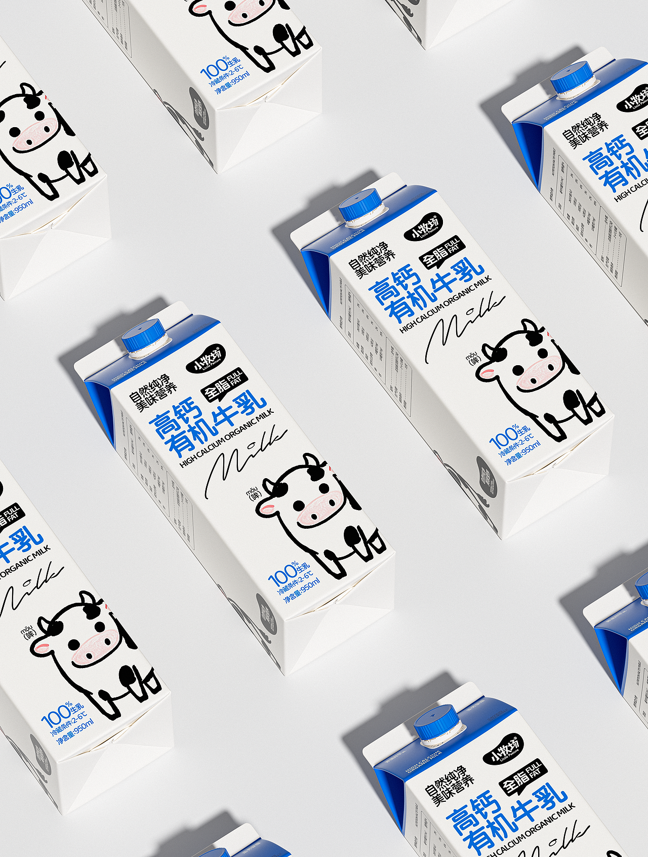 小牧场 I 牛乳包装设计(图ZMzc2OTM5MDg4) - 包装 - 站酷设计师CHAOSM_Studio原创素材 - 站酷ZCOOL