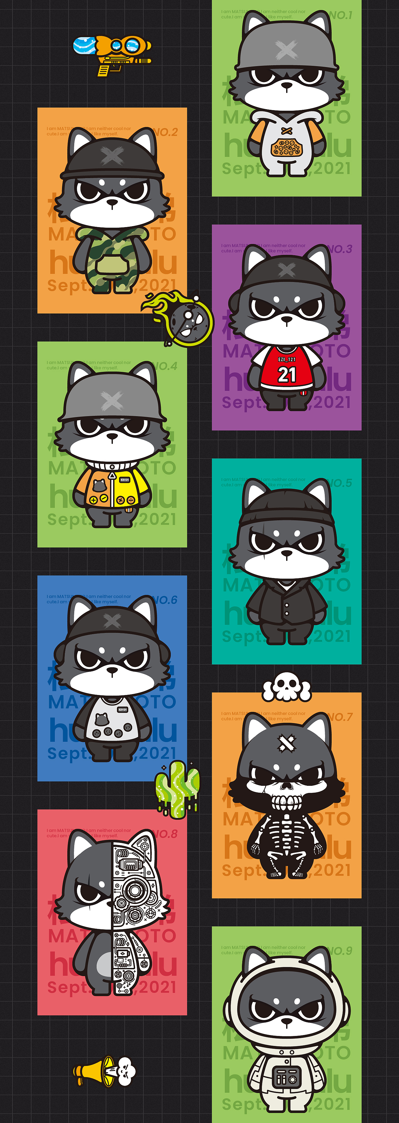 MATSUMOTO松本弟弟卡通形象（图ZMzc2OTM5OTAw） - IP形象 - 站酷设计师21尚可原创素材 - 站酷ZCOOL